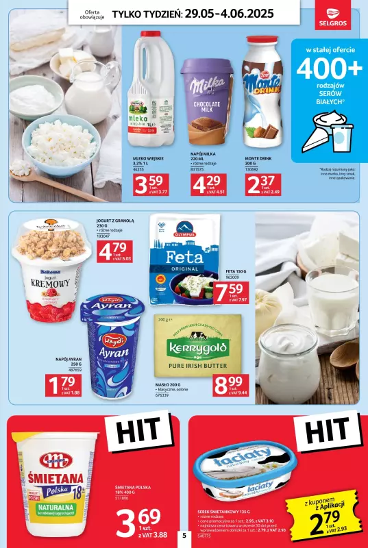 Selgros - gazetka promocyjna Jeszcze więcej super promocji! od czwartku 29.05 do środy 04.06 - strona 5