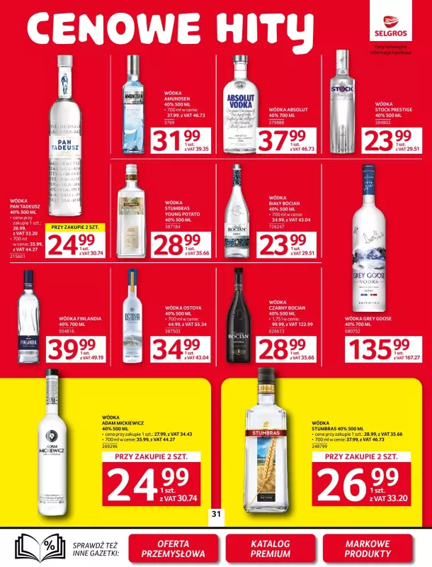 Selgros - gazetka promocyjna Oferta spożywcza od czwartku 05.06 do wtorku 17.06 - strona 31