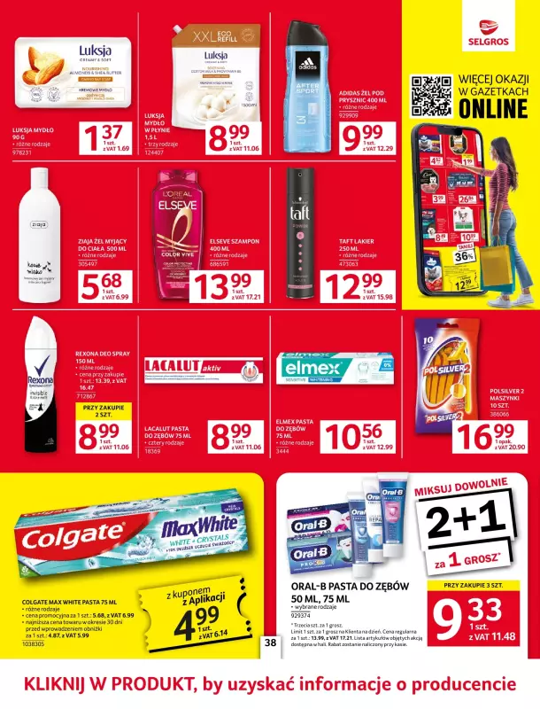 Selgros - gazetka promocyjna Oferta spożywcza od czwartku 05.06 do wtorku 17.06 - strona 38