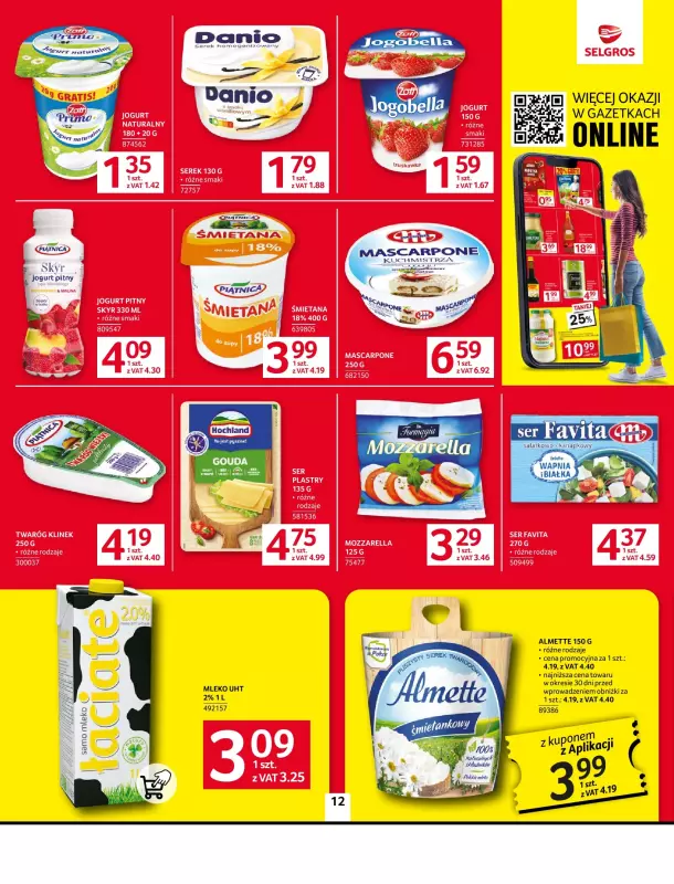 Selgros - gazetka promocyjna Oferta spożywcza od czwartku 05.06 do wtorku 17.06 - strona 12