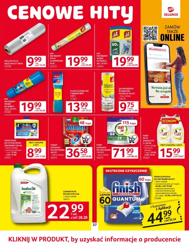 Selgros - gazetka promocyjna Oferta spożywcza od czwartku 05.06 do wtorku 17.06 - strona 37
