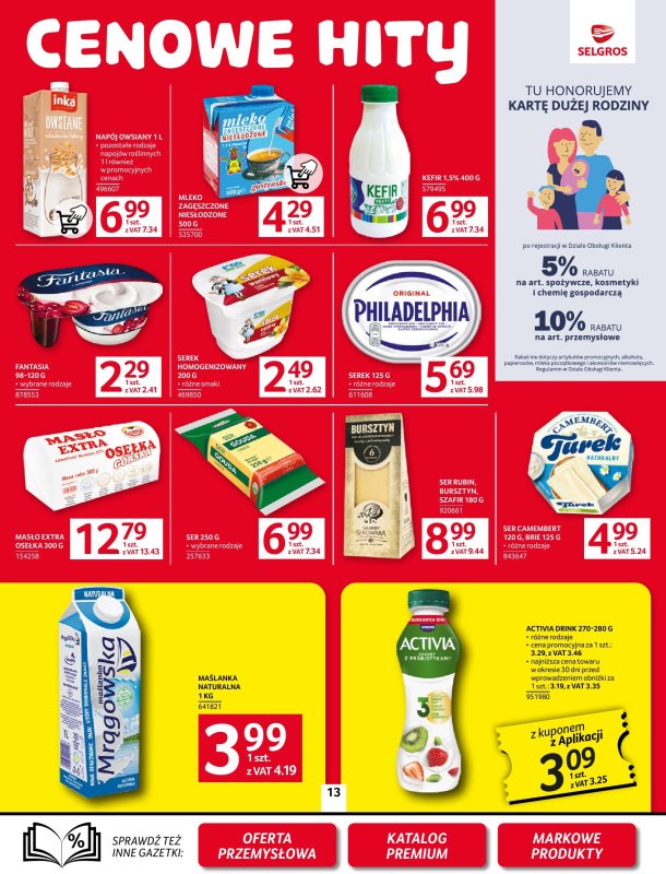 Selgros - gazetka promocyjna Oferta spożywcza od czwartku 05.06 do wtorku 17.06 - strona 13