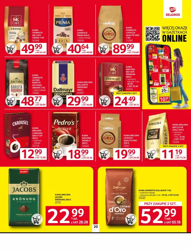 Selgros - gazetka promocyjna Oferta spożywcza od czwartku 05.06 do wtorku 17.06 - strona 20
