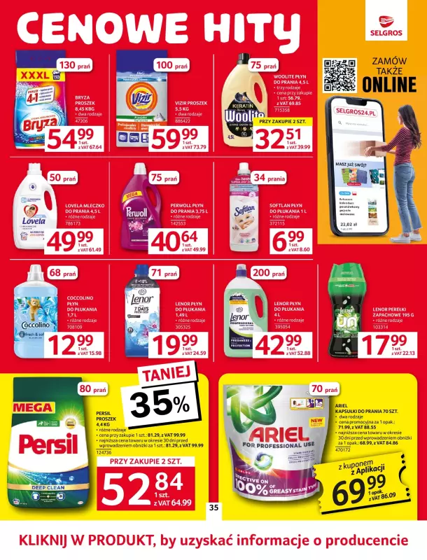 Selgros - gazetka promocyjna Oferta spożywcza od czwartku 05.06 do wtorku 17.06 - strona 35