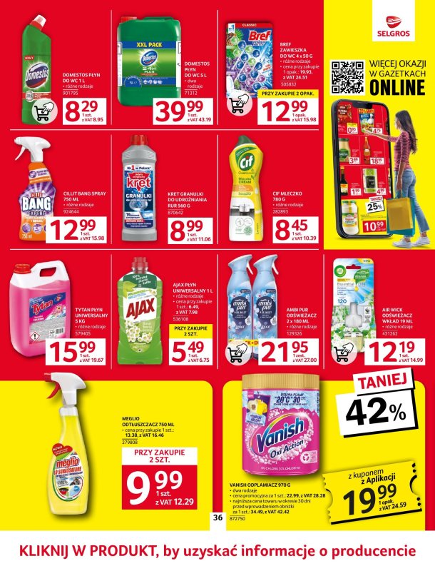Selgros - gazetka promocyjna Oferta spożywcza od czwartku 05.06 do wtorku 17.06 - strona 36