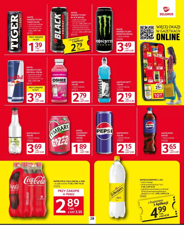 Selgros - gazetka promocyjna Oferta spożywcza od czwartku 05.06 do wtorku 17.06 - strona 28