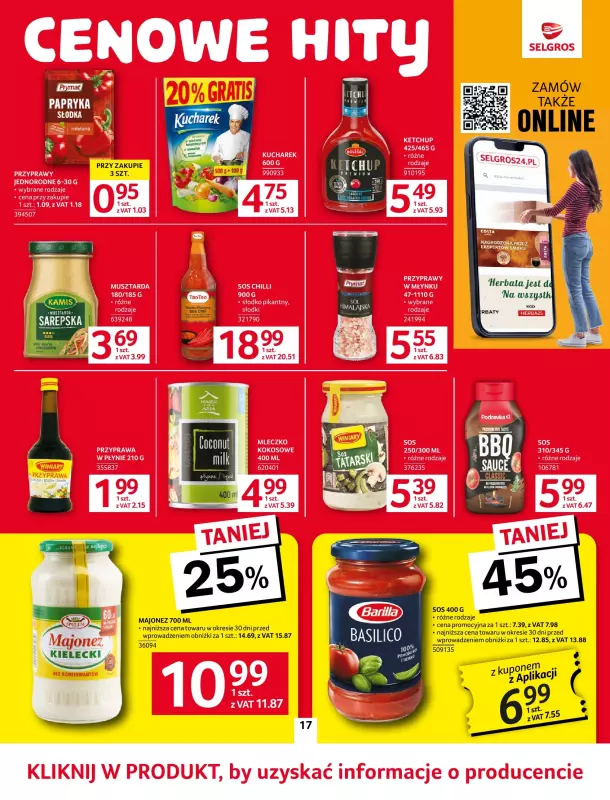 Selgros - gazetka promocyjna Oferta spożywcza od czwartku 05.06 do wtorku 17.06 - strona 17