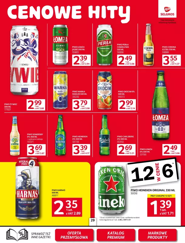Selgros - gazetka promocyjna Oferta spożywcza od czwartku 05.06 do wtorku 17.06 - strona 29