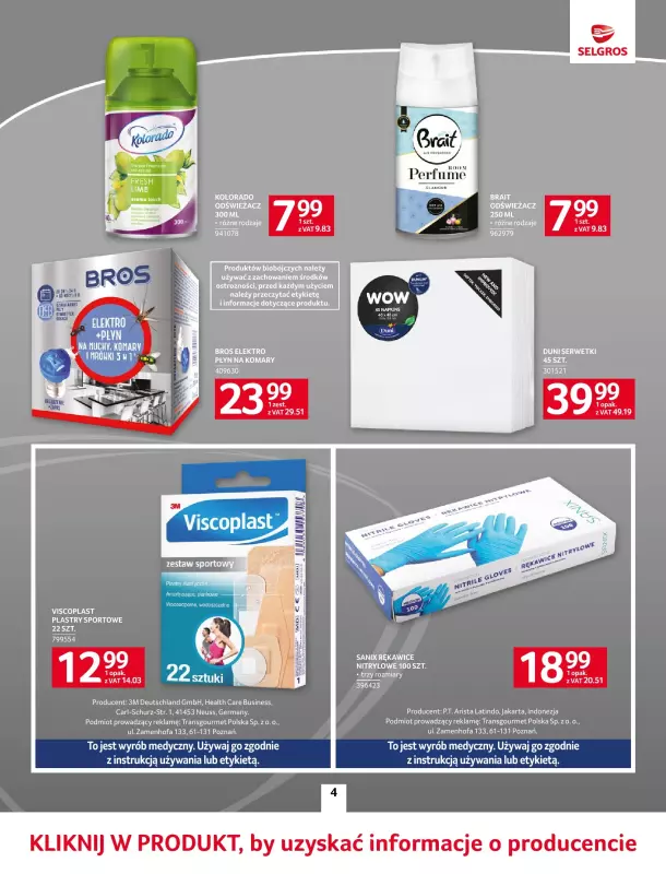 Selgros - gazetka promocyjna Oferta spożywcza od czwartku 05.06 do wtorku 17.06 - strona 44