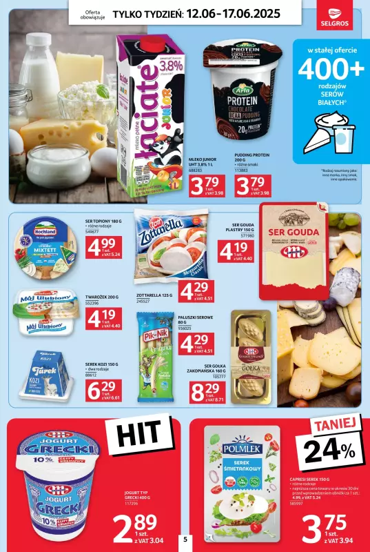 Selgros - gazetka promocyjna Jeszcze więcej super promocji! od czwartku 12.06 do wtorku 17.06 - strona 5
