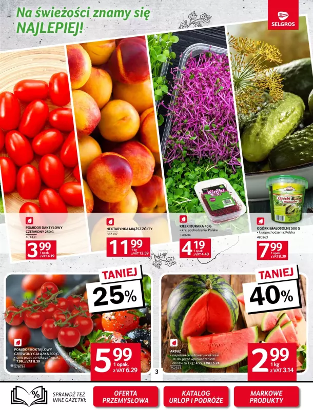 Selgros - gazetka promocyjna Oferta spożywcza od środy 18.06 do środy 02.07 - strona 3