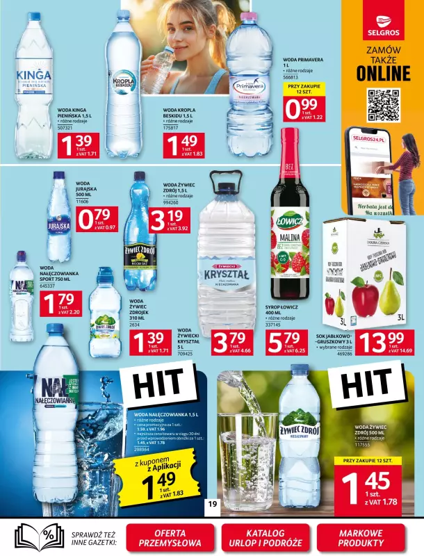 Selgros - gazetka promocyjna Oferta spożywcza od środy 18.06 do środy 02.07 - strona 19