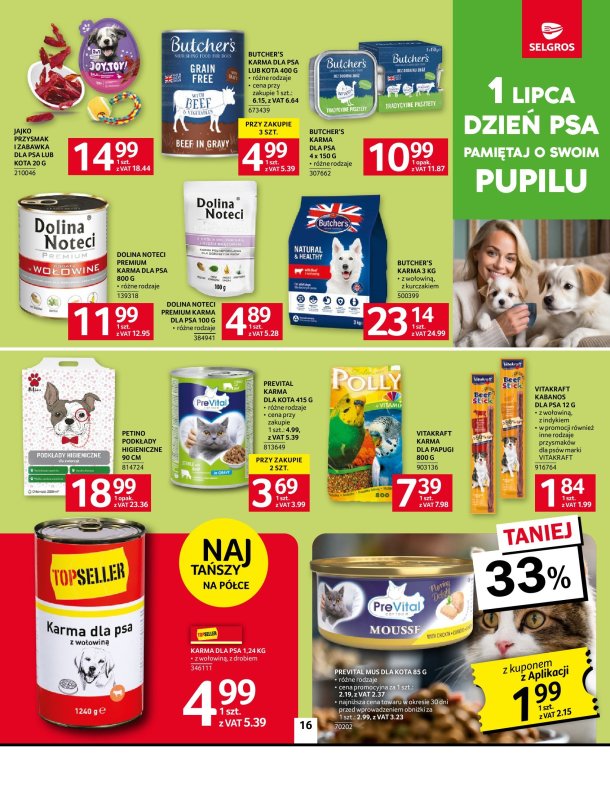 Selgros - gazetka promocyjna Oferta spożywcza od środy 18.06 do środy 02.07 - strona 16