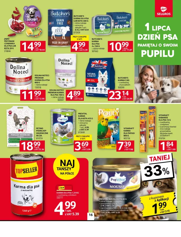 Selgros - gazetka promocyjna Oferta spożywcza od środy 18.06 do środy 02.07 - strona 16
