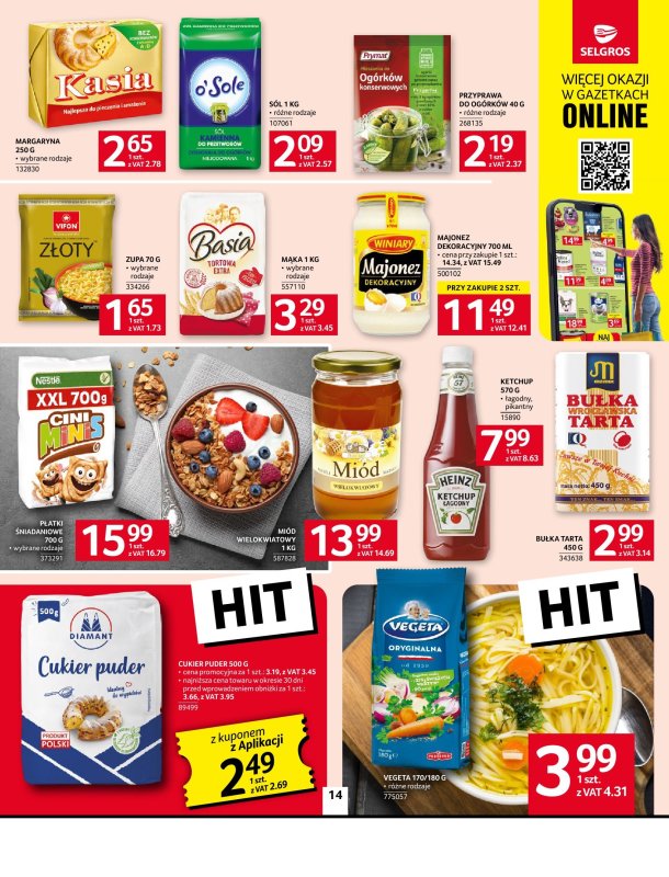 Selgros - gazetka promocyjna Oferta spożywcza od środy 18.06 do środy 02.07 - strona 14