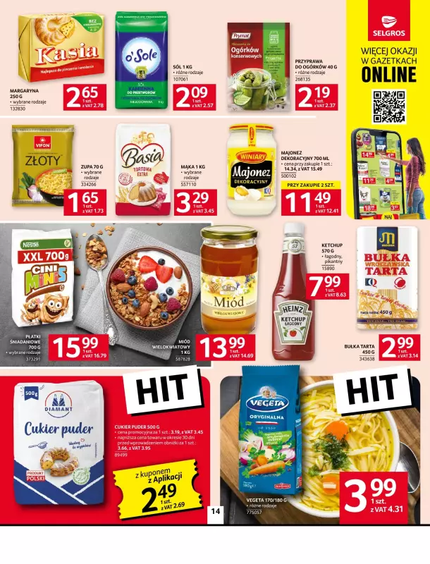 Selgros - gazetka promocyjna Oferta spożywcza od środy 18.06 do środy 02.07 - strona 14
