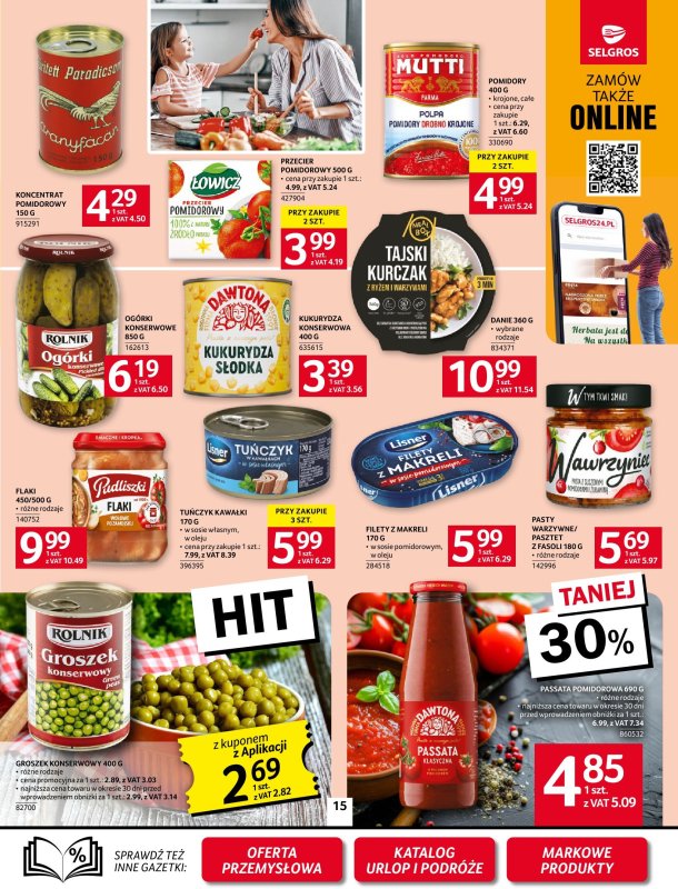 Selgros - gazetka promocyjna Oferta spożywcza od środy 18.06 do środy 02.07 - strona 15