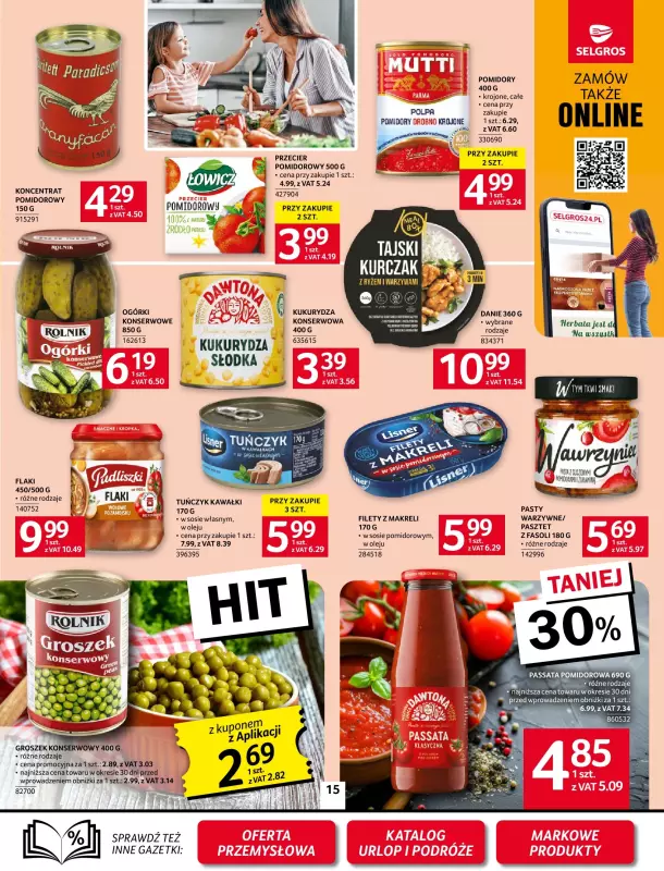 Selgros - gazetka promocyjna Oferta spożywcza od środy 18.06 do środy 02.07 - strona 15