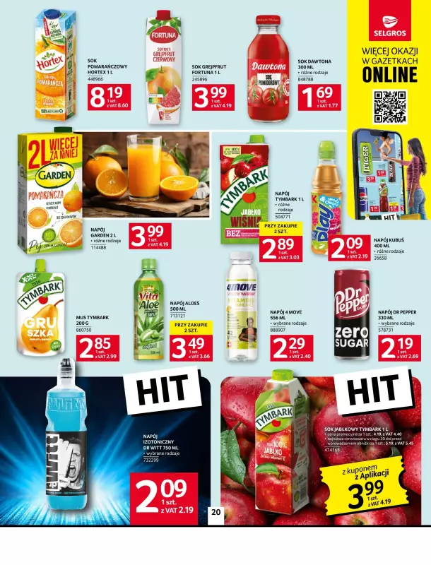 Selgros - gazetka promocyjna Oferta spożywcza od środy 18.06 do środy 02.07 - strona 20