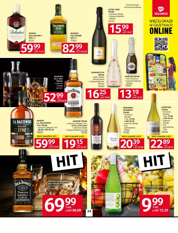 Selgros - gazetka promocyjna Oferta spożywcza od środy 18.06 do środy 02.07 - strona 24