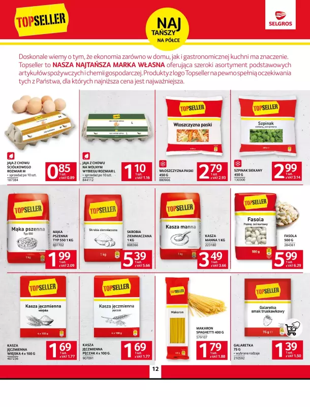 Selgros - gazetka promocyjna Oferta spożywcza od środy 18.06 do środy 02.07 - strona 12