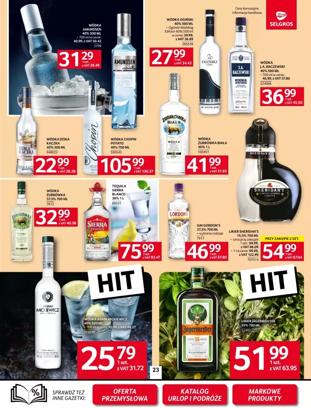Selgros - gazetka promocyjna Oferta spożywcza od środy 18.06 do środy 02.07 - strona 23