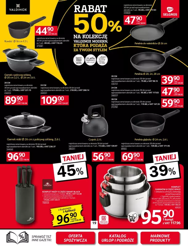 Selgros - gazetka promocyjna Oferta przemysłowa od środy 18.06 do środy 02.07 - strona 21