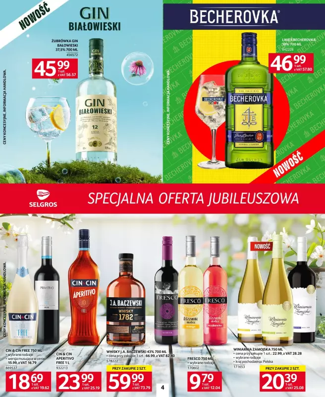 Selgros - gazetka promocyjna Specjalna oferta jubileuszowa od środy 18.06 do środy 02.07 - strona 4