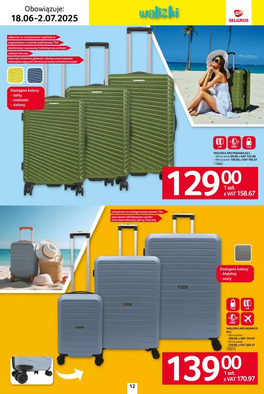 Selgros - gazetka promocyjna Katalog Urlop od środy 18.06 do środy 02.07 - strona 12