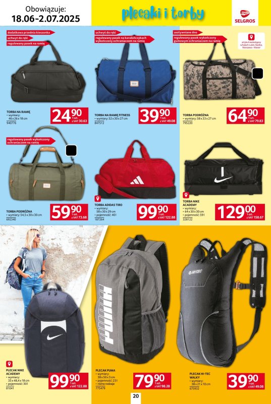 Selgros - gazetka promocyjna Katalog Urlop od środy 18.06 do środy 02.07 - strona 20