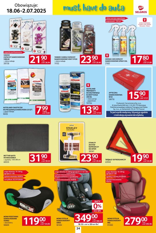 Selgros - gazetka promocyjna Katalog Urlop od środy 18.06 do środy 02.07 - strona 24