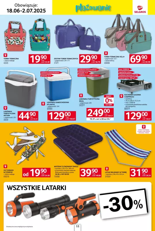 Selgros - gazetka promocyjna Katalog Urlop od środy 18.06 do środy 02.07 - strona 11