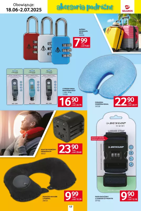 Selgros - gazetka promocyjna Katalog Urlop od środy 18.06 do środy 02.07 - strona 17