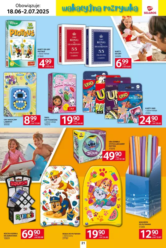 Selgros - gazetka promocyjna Katalog Urlop od środy 18.06 do środy 02.07 - strona 21