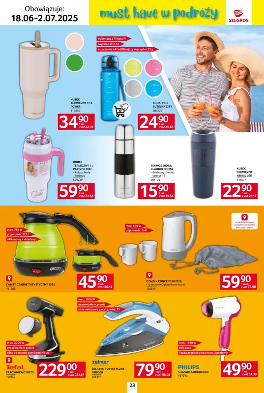 Selgros - gazetka promocyjna Katalog Urlop od środy 18.06 do środy 02.07 - strona 23