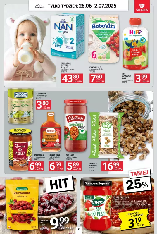 Selgros - gazetka promocyjna Jeszcze więcej super promocji! od czwartku 26.06 do środy 02.07 - strona 6