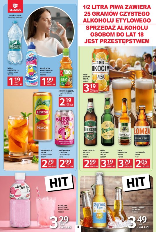 Selgros - gazetka promocyjna Jeszcze więcej super promocji! od czwartku 26.06 do środy 02.07 - strona 8