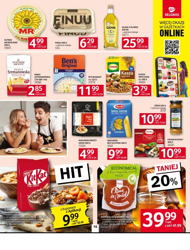 Selgros - gazetka promocyjna Oferta spożywcza od czwartku 03.07 do środy 16.07 - strona 16