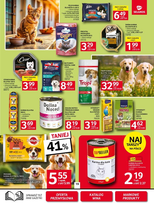 Selgros - gazetka promocyjna Oferta spożywcza od czwartku 03.07 do środy 16.07 - strona 19