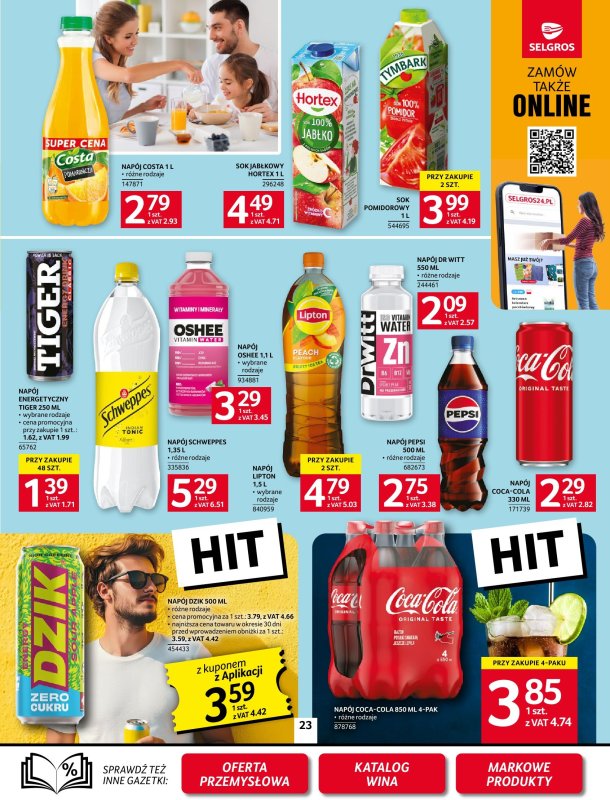 Selgros - gazetka promocyjna Oferta spożywcza od czwartku 03.07 do środy 16.07 - strona 23
