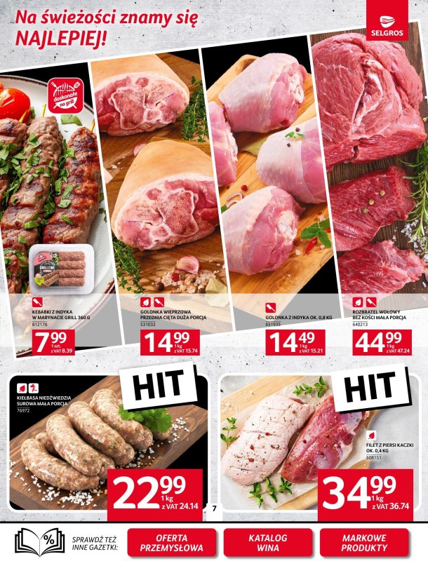 Selgros - gazetka promocyjna Oferta spożywcza od czwartku 03.07 do środy 16.07 - strona 7