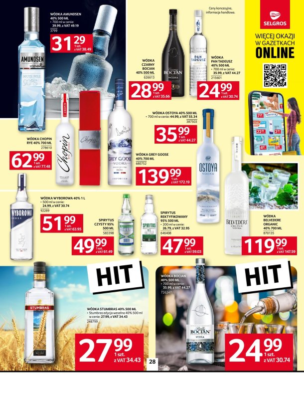 Selgros - gazetka promocyjna Oferta spożywcza od czwartku 03.07 do środy 16.07 - strona 28