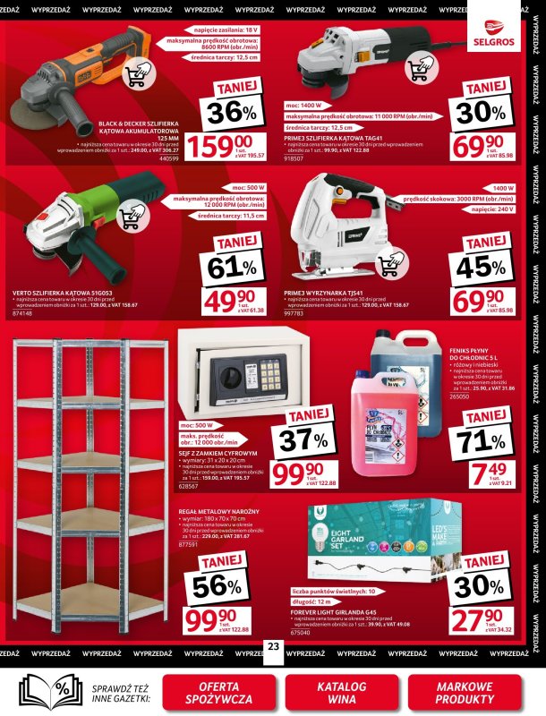 Selgros - gazetka promocyjna Oferta przemysłowa od czwartku 03.07 do soboty 16.08 - strona 25