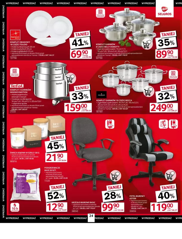 Selgros - gazetka promocyjna Oferta przemysłowa od czwartku 03.07 do soboty 16.08 - strona 26