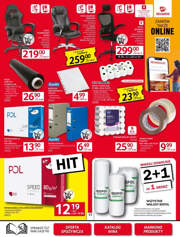 Selgros - gazetka promocyjna Oferta przemysłowa od czwartku 03.07 do soboty 16.08 - strona 19