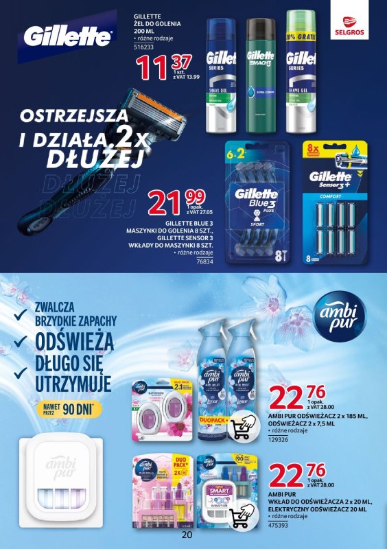 Selgros - gazetka promocyjna Katalog Markowe Produkty od czwartku 03.07 do środy 16.07 - strona 20