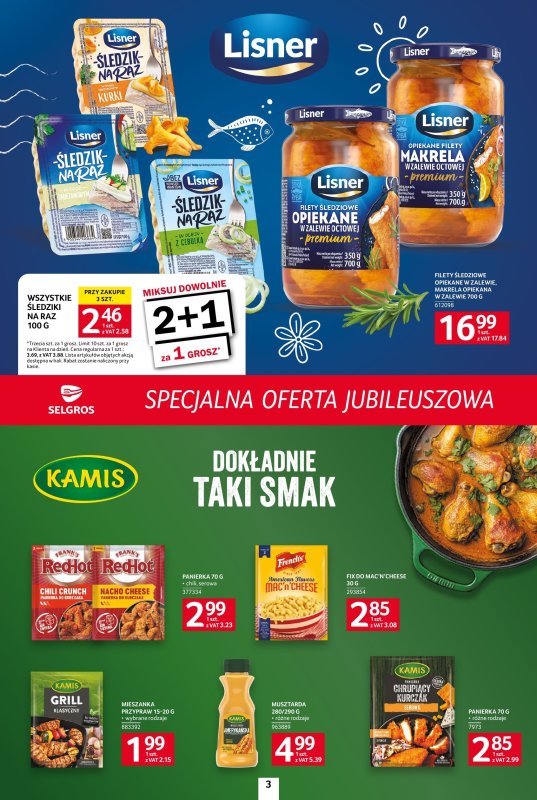 Selgros - gazetka promocyjna Specjalna oferta jubileuszowa od czwartku 03.07 do środy 16.07 - strona 3