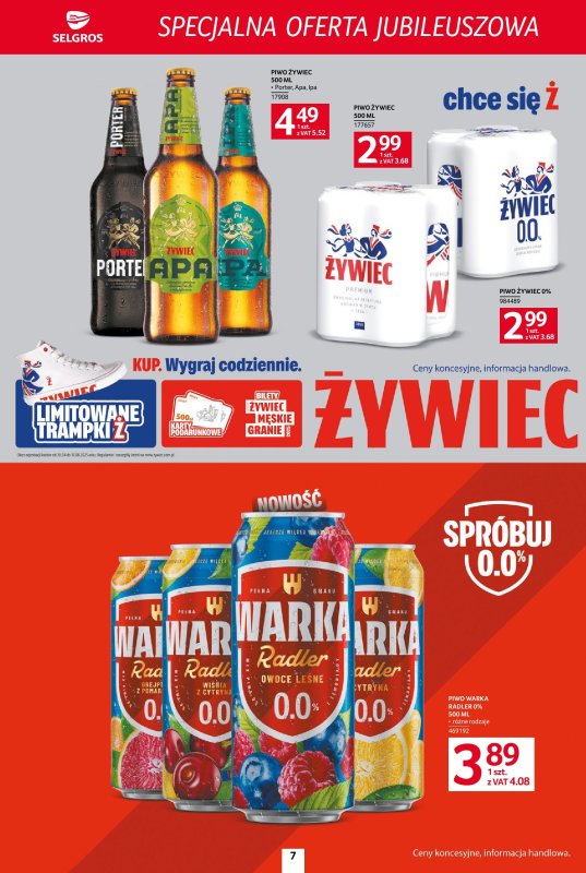 Selgros - gazetka promocyjna Specjalna oferta jubileuszowa od czwartku 03.07 do środy 16.07 - strona 7