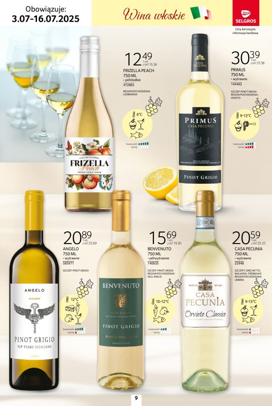 Selgros - gazetka promocyjna Katalog Wina od czwartku 03.07 do środy 16.07 - strona 9