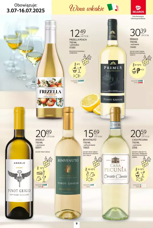 Selgros - gazetka promocyjna Katalog Wina od czwartku 03.07 do środy 16.07 - strona 9